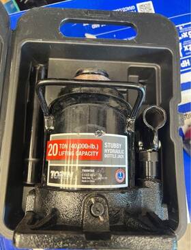 T92007as Torin Black 20-tons Steel Hydraulic Bottle Jack