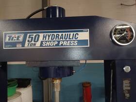 T92337  Torin Tce Steel H-frame Hydraulic Garage/shop Floor Press 50 Ton
