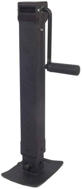 Bsjwsw09 Trailer Valet Clearance- Blackout Series 7k Side Wind Direct Weld Jack 15 Inch