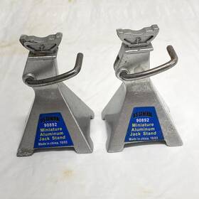 Us General 90892 Mini Aluminum Jack Stand Capacity 110 Lb Per Set Display Toy