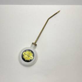 01932 Valvespout Vintage Antique England Twist Spout Oil Can Brass/plastic - Rare