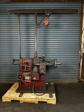 304971 Van Norman Brake Drum Lathe Model 304 With Chain Hoist Crane And Tooling 304971 Van Norman Brake Drum Lathe Model 304 With Chain Hoist Crane And Tooling