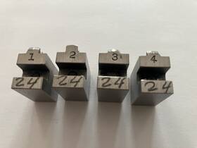 777-01841 Van Norman Used Contact Jaws/catspaw Set Of 4