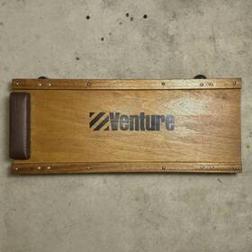 00001 Venture Vintage Wooden Mechanics Creeper Padded Headrest Garage 36 Inch X 15 4.5