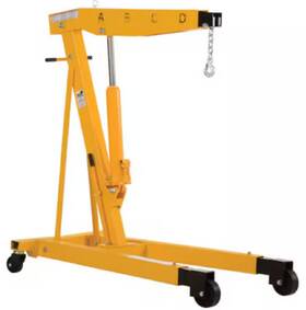 Vestil Ehn-60-t 6000 Lb. Capacity Engine Hoist With Telescopic Legs Used Vgc