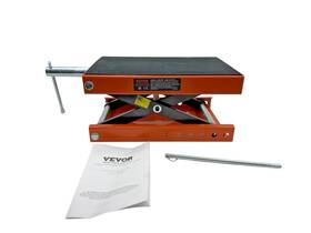 Mtcsjjcsb1100qmri Vevor Motorcycle Scissor Jack Lift Wide Deck 1100 Lbs. Mr8099 Lightly Used