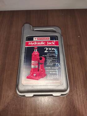Qdyyqjdqcw32tgnr2 Vevor Motomaster Hydraulic Bottle Jack 2 Ton Capacity Lift Range - 18-34.6cm