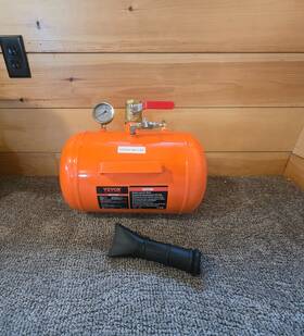 Xjc-019 Vevor 5 Gallon Tire Bead Seater Tool Air Blaster Tank Used Once