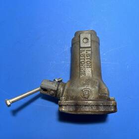 375161 Vintage Manual Jack 1.5 Ton Screw Bottle Heavy Duty Cast Iron Car Lift Tool