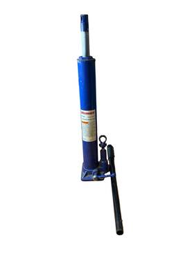 Westward 5m471 Hydraulic Crane Jack Blue 15 3/8 Inch Stroke 4 Ton Load Capacity