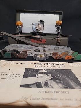 41-i-130 Wilco Old/vntg Indicator Wheel Alignment Wwii Positioner 41-i-130 Wilco Old/vntg Indicator Wheel Alignment Wwii Positioner