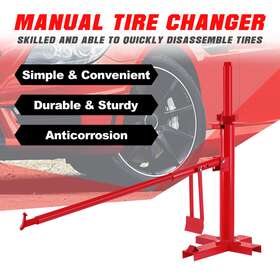 Youwise 723044227034 Manual Tire Changer Bead Breaker Tool Machine For Car Truck Trailer Portable New