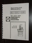 Sunnen MBB1650-MBB1650MBC-MBB1650JIC Honing Machine Instruction Manual. Fixed Price $21.79.