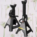Torin AT43202B Ton (6,000 Lb) Steel Jack Stands, Black, 1 Pair. Fixed Price $49.79.