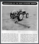 Dearborn 14-1, 14-2 Rear Attached Sickle Mower Owner's Manual 20 Pages Bound. Fixed Price $19.95.