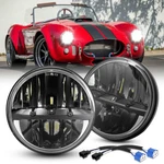 Pair Inch Round Headlights Hi-lo Beam Sealed For Ac Shelby Cobra 1962-197. Fixed Price $85.99.