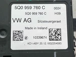 2019 Vw Atlas Memory Driver Seat Assist Computer Control Module Id 5Q0959760C. Fixed Price $129.99.