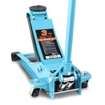 3-20IN 6000LBS Capacity Hydraulic Lift Sky Blue Black Floor Jack Swivel Casters. Fixed Price $153.88.
