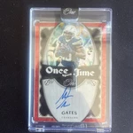 2023 Panini One Antonio Gates Once Upon Time Card Auto /25 Red. Fixed Price $50.00.