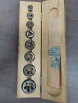 Irwin Hanson 8-PIECE 1/4"-3/4" Nc Threading Hexagon Die Set. Fixed Price $69.99.