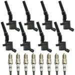 8PCS Ignition Coil Pack And Iridium Spark Plug Ford F-150 4.6L 5.4L V8 DG508. Fixed Price $38.69.