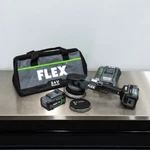 Flex 24V Cordless Gear Driven Polisher Kit 8MM Batteries Backing Plates. Fixed Price $729.00.
