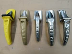 Vintage Oil Can Pouring Spout Collection Of 5. Fixed Price $39.99.