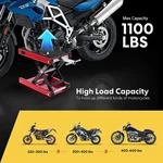 Motorcycle Lift Scissor Jack Steel Wide Deck Hoist Crank Center Stand 1100 Lbs. Fixed Price $99.30.