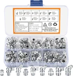Metric Grease Fittings Kit, 60 Pcs Hydraulic Zerk Assortment. Fixed Price $10.47.