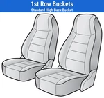 Scottsdale Seat Covers For 1970-1974 Gmc K10 Pickup. Fixed Price $205.00.
