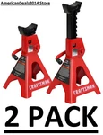 Craftsman 3-TON Steel Manual Jack Stand 2 Set Mechanics Automotive Tool New. Fixed Price $75.85.