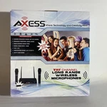 Axess Extended Signal Range Dual Wireless High Quality Professional Microphones. Fixed Price $69.99.