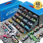 48-PIECE Pull-back Car Toy Set With Storage Box Race Collection For Boys. Fixed Price $19.96.