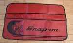 Vintage Snap-on Fender Cover Automotive Protective Mat CK-7C Red With Black. Fixed Price $47.00.