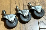 Snap On Tools Oem Replacement Creeper Caster Wheel Set Lot 2-1/2" Black. Fixed Price $45.00.