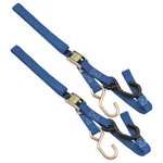 Bikemaster Integrated Soft Hook Tie Downs Blue - 1'' X 72'' 100515. Fixed Price $34.43.