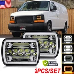 For Gmc Savana 1500 2500 3500 Safari Pair 7X6" Led Headlights Drl Hi/lo Beam. Fixed Price $24.00.