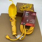 New Ace Trouble Work Light Plastic Hanging Bulb Guard Shield 31856 25FT Gauge. Fixed Price $19.95.