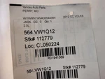 Floor Jack Fits 2012 Volkswagen Cc Grade. Fixed Price $105.00.