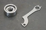 New Fmc 90547 1" Arbor Self-centering Nut & Wrench For 601 701 Brake Lathe. Fixed Price $145.00.
