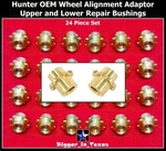 24PCS Hunter Wheel Alignment Adaptor Repair Bushings 106-132 (12) & 106-133. Fixed Price $349.00.