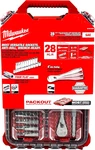 Milwaukee 48-22-9481 3/8 28PC Ratchet And Socket Set In Packout Sae. Fixed Price $104.99.