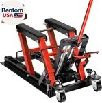 Hydraulic Motorcycle Jack 1500 Lbs Capacity Steel Atv Lifts Stand Hoist Wit. Fixed Price $226.57.