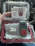 X144 Icom Carbon Monoxide Monitor W/ Case Needs New CR2450N Battery. Fixed Price $127.46.