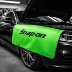 Snap On Tools Fender Cover Large Weighted 48"X26" Easy Working Cars Jckwfcgrn. Fixed Price $109.95.