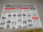 Vtg Rma Demounting Procedures For Truck Tires Poster Chart Wheel Rim. Fixed Price $8.95.
