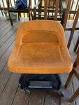 Snap-on Creeper Roller/rolling Seat/bench/chair Orange/steel JCH300 Vintage. Fixed Price $299.99.