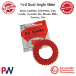 Spc Red Dual Angle Shim Camber +/- 1.50 Degree & Toe Adj #75800. Fixed Price $27.02.