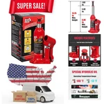 Big Red Ton (4,000 Lbs) Capacity Hydraulic Welded Bottle Jack, TAM90203B. Fixed Price $39.86.