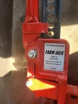 Pittsburgh 48 Inch Farm Jack With Base Stand Handle Protector. Fixed Price $115.00.
